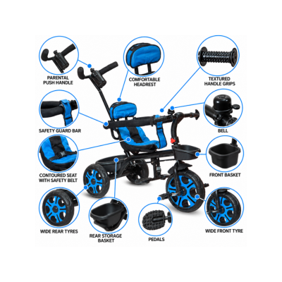 Maanit Tricycle Model 302 (Blue)