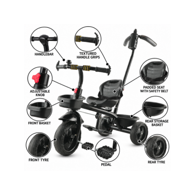 Maanit Tricycle Model 201 (Black)