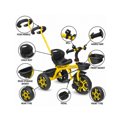 Maanit Tricycle Model 202 (Yellow)